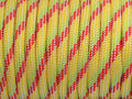 7 Strand Core 550lb Paracord Parachute Cord Lanyard Mil Spec Type III-100ft (Yellow+Red+Neon Green(97#))