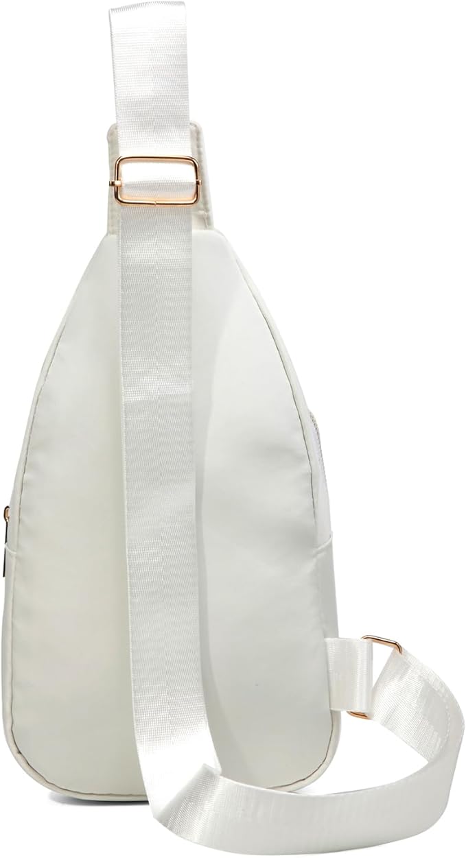 AOSTIHOT Crossbody Small Sling Backpack Sling Bag for Women, Chest Bag Daypack Crossbody for Travel Sport Running Hiking Beige