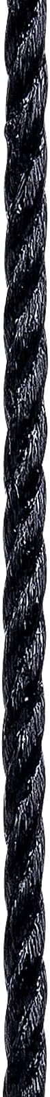 HONGDA Tarred Bank Line Twine, 1920 Feet Nylon Twine #9 Bank Line-Black Nylon String 1.1mm, Black Strong Twisted Seine Rope Ideal for Gardening, Construction, Gear Tying, Jungle Survival