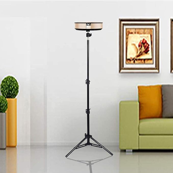 Coret Projector Tripod Stand, Portable Mount Floor Stand, Photography Light Stand, Outdoor Camera Tripod Stand with Ball Head for Projector,Camera, Webcam,Smartphone