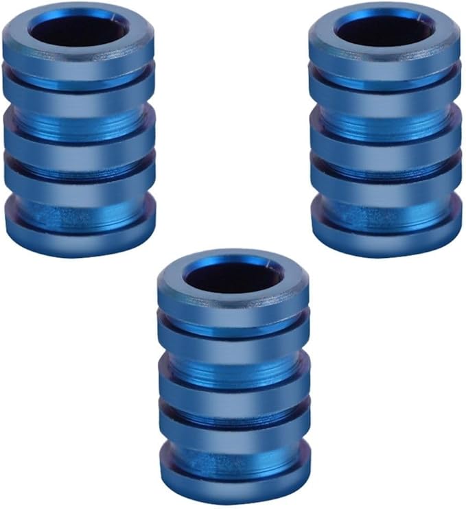 Pcs Alloy Lanyard Beads – Paracord Beads for Outdoor Gear & Survival Accessories, Durable Multicolor Spacer for Bracelets, Necklaces‌ & Outdoor(Blue)