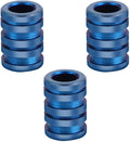 Pcs Alloy Lanyard Beads – Paracord Beads for Outdoor Gear & Survival Accessories, Durable Multicolor Spacer for Bracelets, Necklaces‌ & Outdoor(Blue)