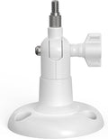 Holicfun 360° Adjustable Indoor/Outdoor Security Camera Wall Mount - Universal 1/4"-20 Thread Mounting Bracket for Ring, Blink, Eufy, Google Nest, Arlo, Wyze & More - White