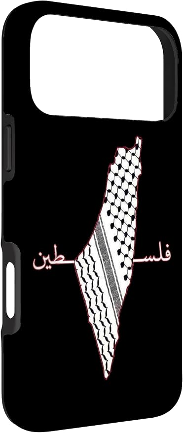Keffiyeh Palestine Map Arabic Scarf Shemagh Palestinian Flag Case for iPhone 17 Pro Max