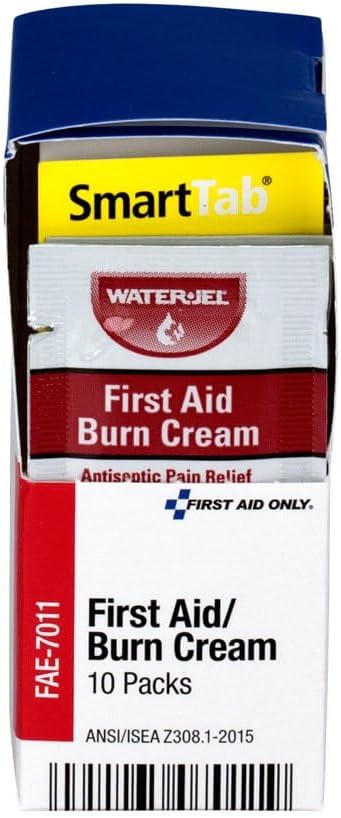 First Aid Only FAE-7011 SmartCompliance Refill Burn Cream Packets, 10 Count- Pack of 2