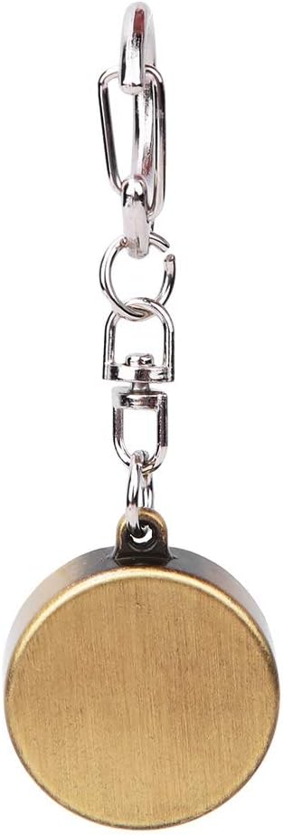 Keychain Compass, Pack of 2 Vintage Style Zinc Alloy Pocket Compass Navigation Tool for Outdoor Camping Hiking