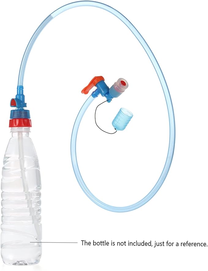 Hydration Drinking Tube - Hydration System Kit Hose Hydration Bladder Reservoir Pack Backpack System Hose Kit Water Bottle Tube Adjuster