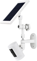 2-in-1 Wall Mount for Ring Solar Panel, Ring Stick Up Cam Battery, Spotlight Cam and Spotlight Cam Plus/Pro(Battery), Adjustable Angle to Get Maximum Sunlight for Your Solar Panel