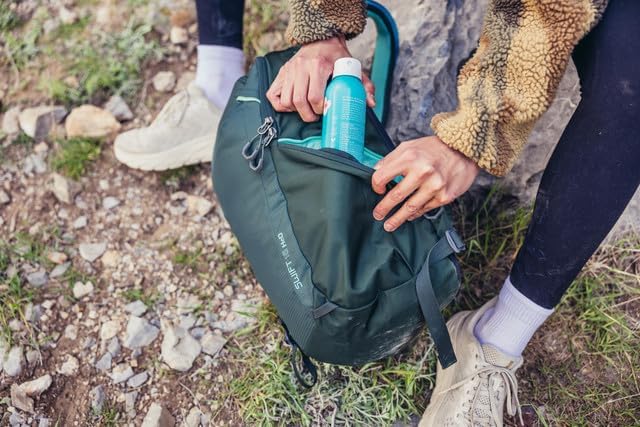 Gregory Swift 16L H2O Women's Day Hiking Backpack, Breathable Foam Backpanel, 2L Water Reservoir Included, One Size Fits All, Emerald Frost