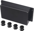 Project Box ABS Black Electrical Boxes IP65 Outdoor Waterproof Box Electronic Junction Box Fixed Ear Power Enclosure with Cable Glands for DIY Project 7.87 x 4.72 x 2.2 inch (200x120x56mm)