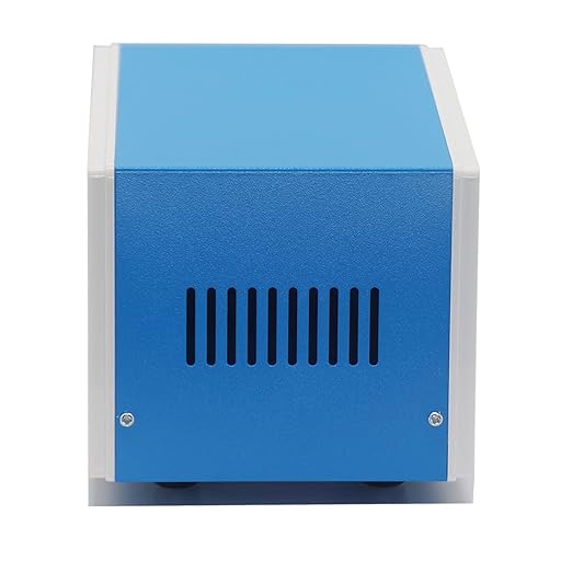 Zulkit Electronic Enclosures Blue Metal Enclosure Project Case DIY Box Junction Case Enclosure Preventive Case 8.3x7.1x5.5inch (210x180x140mm)