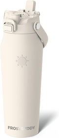 Frost Buddy 24oz Insulated Water Bottle with Straw & Chug Lid | Leak-Proof Stainless Steel | 24-Hours Cold | Sweat-Proof, Cup Holder Friendly | Ideal for Gym, Travel, Sports & Everyday Hydration