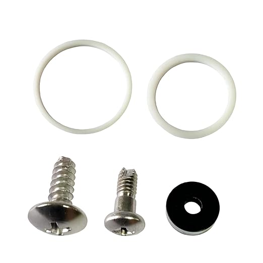 PK1000 Stem Seal Replacement Kit – Compatible with Arrowhead Brass Models 450 & 480 | Includes Seat Washer, Seat Screw, Nylon Washers, Handle Screw – For Outdoor Hose Bibb & Sink Faucet Repair