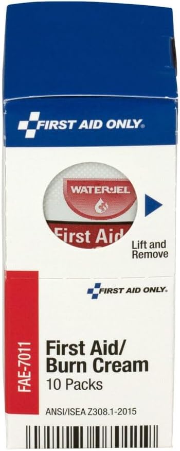 First Aid Only FAE-7011 SmartCompliance Refill Burn Cream Packets, 10 Count- Pack of 2