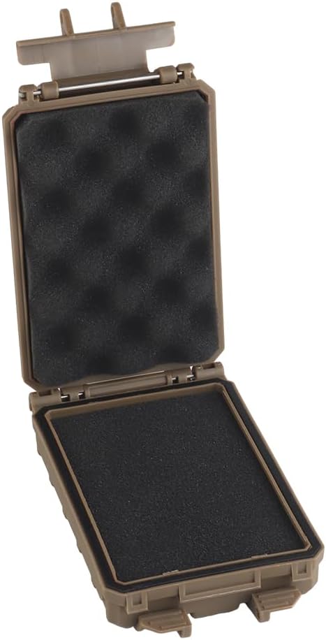 WoSporT Tactical Modular Battery Storage Organizer, MOLLE Military Hunting Vest Carry 18650/AAA/CR123A/18350 Battery Box Holder Case