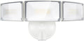 LUTEC 75W 8000LM Dusk to Dawn Outdoor Lighting, LED Flood Light Outdoor with Photocell, 5000K Daylight, IP65 Waterproof, LED Security Lights for Garage, Yard, Patio (White)