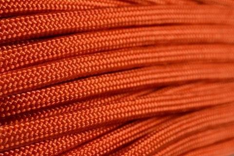 BORED? PARACORD! 550 lb Paracord – Ideal for Crafting, DIY Projects, Camping, Military & Active Outdoors – 300+ Colors – Tactical Parachute Cord Type III – Strong - International Orange 50 Feet