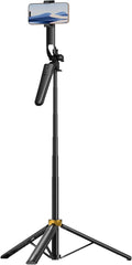 70" Phone Tripod,Selfie Stick Travel Tripod for iPhone Wireless Remote for Selfies, Extendable Selfie Stick for iPhone