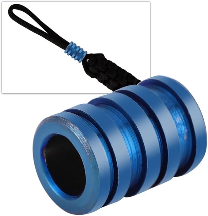 Pcs Alloy Lanyard Beads – Paracord Beads for Outdoor Gear & Survival Accessories, Durable Multicolor Spacer for Bracelets, Necklaces‌ & Outdoor(Blue)