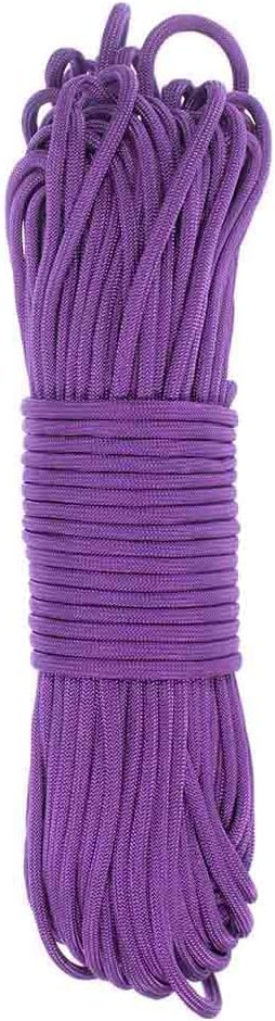 Paracord Planet Solid Color 550lb Paracord – 7 Strand Type III Nylon Cord for Indoor and Outdoor Tasks – Purple (10 ft)