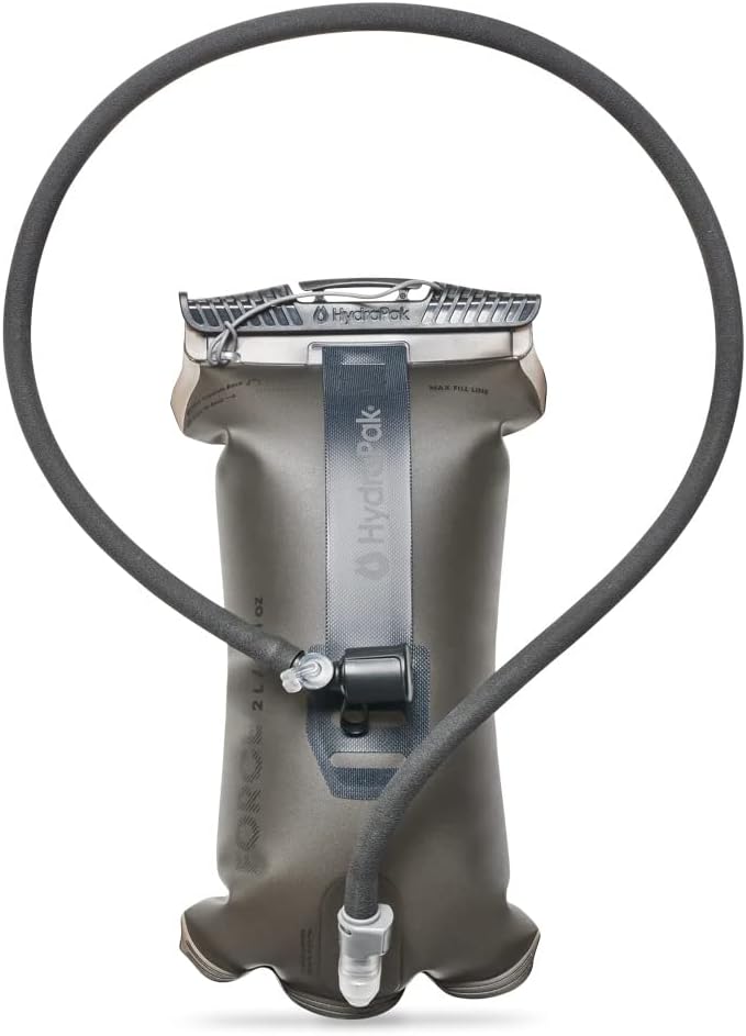 Hydrapak Force Ultra-Durable Water Bladder/Reservoir for Hydration Backpacks, 2L or 3L, Insulated Tube, Safe & Reliable
