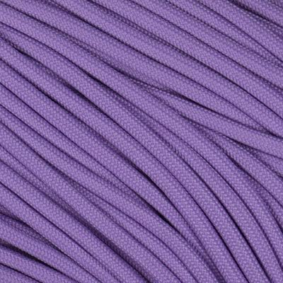 The Paracord Store | Type III 550 Paracord - 100 FT Hank, Lilac | Heavy Duty 7 Strand Tactical Paracord - USA Made Nylon Outdoor Parachute Cord for Camping, Fishing & More - Survival Cord