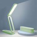 Giryuhd LED Desk Lamp for Office Home & Battery Operated Lamp Rechargeable Lamp Foldable & Portable Light, LED Desk Light Strip, 3 Brightness Dimmable Small Desk Lamp Wireless Reading Lamp