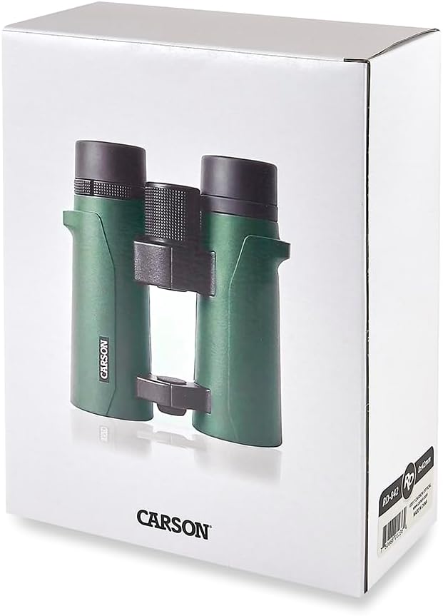 Carson RD Series 8x42mm Open-Bridge Waterproof High Definition Full Sized Binoculars (RD-842)