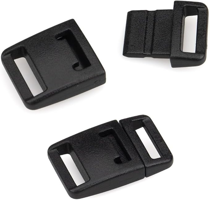 Paracord Planet Prong Release Buckles – Plastic Safety Breakaway Buckles for Neck Straps, Lanyards and More!