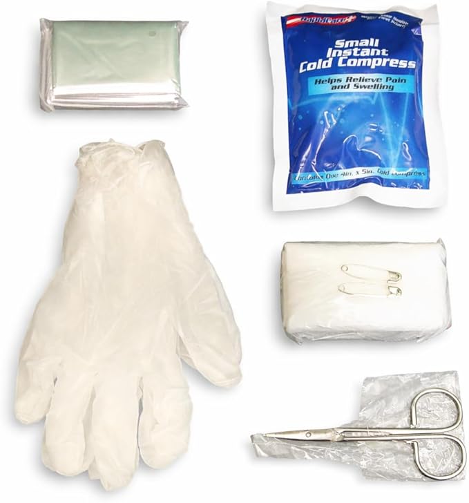 Rapid Care 2-Shelf First Aid Refill Kit - 307 Piece OSHA & ANSI Compliant Medical Supplies for Office, Home, Car, Travel & Outdoor Use