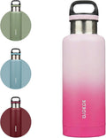 BJPKPK Insulated Water Bottle 32OZ Stainless Steel Water Bottle with Handle Double Walls Vacuum Insulated BPA Free Flask, Cherry
