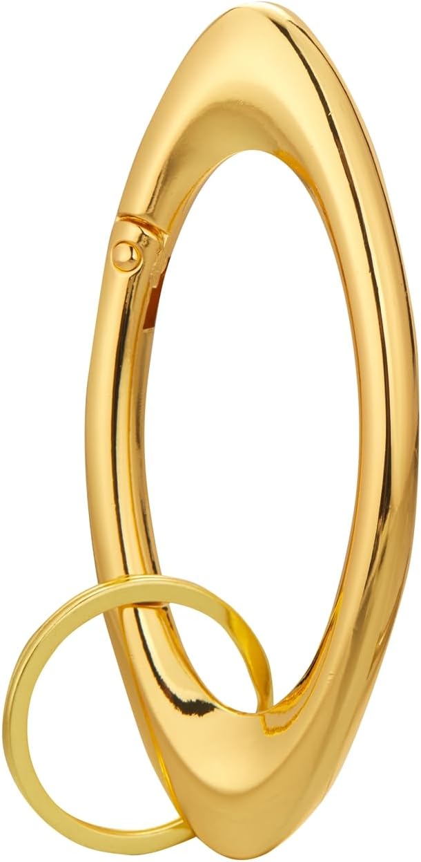 Y2K Cute Star Carabiner Keychain Cool Belt Loop Clip Starlight Heavy Duty Carabiner Clasp Snap Hook Holder Key Buckle