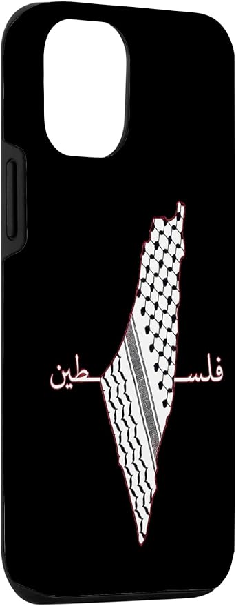 Keffiyeh Palestine Map Arabic Scarf Shemagh Palestinian Flag Case for iPhone 12/12 Pro