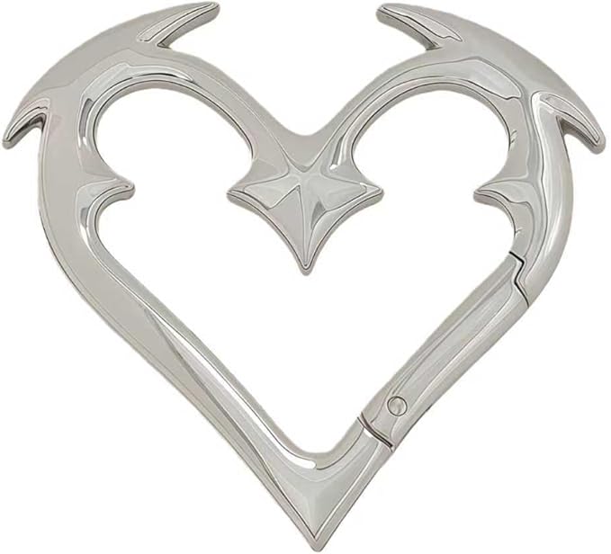 Gothic Keychain - Cute Carabiner Clip, Cool Y2K Fashion Carabiner for Keys, Backpacks, Cars & Daily Decoration