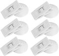 Multi Purpose Suction Cup Clips, Car Sunshade Cloth Fixing Clip, Refrigerator Message Papers Clip(White)