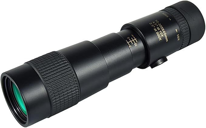 Monocular Telescope 10×300-40, KOMIRE Compatible for Mobile Phones Compact Monoculars with BAK4 High-Transparency Prism FMC Coating for Bird Watching Camping Hiking