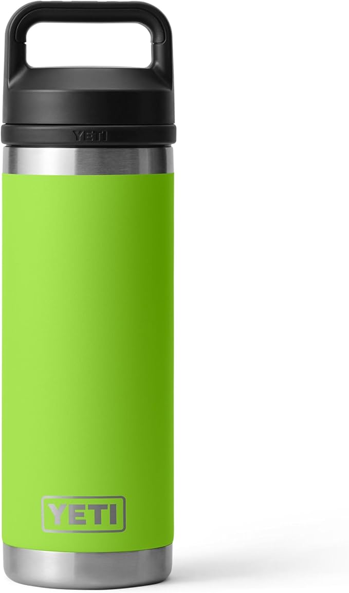 YETI Rambler 18 oz Bottle, Leakproof, Vacuum Insulated, Stainless Steel with Chug Cap, Venom
