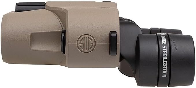 SIG SAUER Zulu6 FDE HDX OIS 16X42mm Waterproof Fog-Proof Portable Roof Prism Binocular with Image Stabilization (SOZ6WP16)