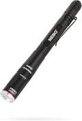 NEBO INSPECTOR RC Pen Light | 360 Lumens, 3 Light Modes, Rechargeable & AAA Battery Powered LED Flashlight, Waterproof, Compact & Durable, Pocket Clip for EDC, Includes USB Charging Cable