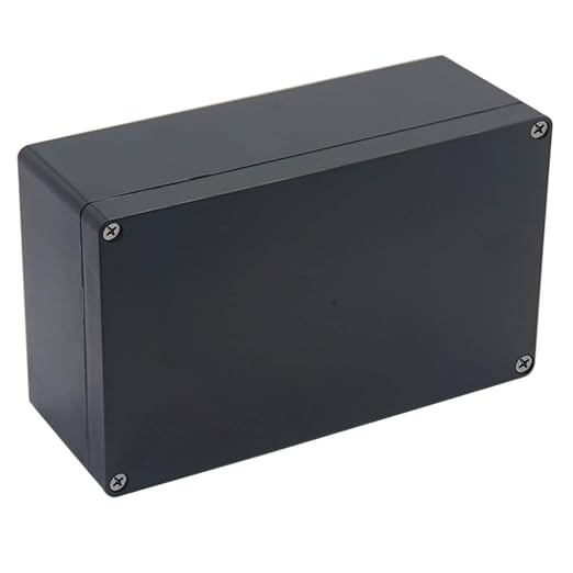 Junction box, Raculety Electrical Project Case Power Junction Box, Project Box Black (7.87"x4.72"x2.95")