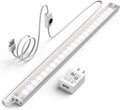 ASOKO Under Cabinet Led Lighting, 12 Inch Light Strip Bar, Daylight White 5000K Dimmable Plug in USB Light, Small Thin Led Under Counter Lighting for Kitchen/Room/Shelf/Desk/Display Case