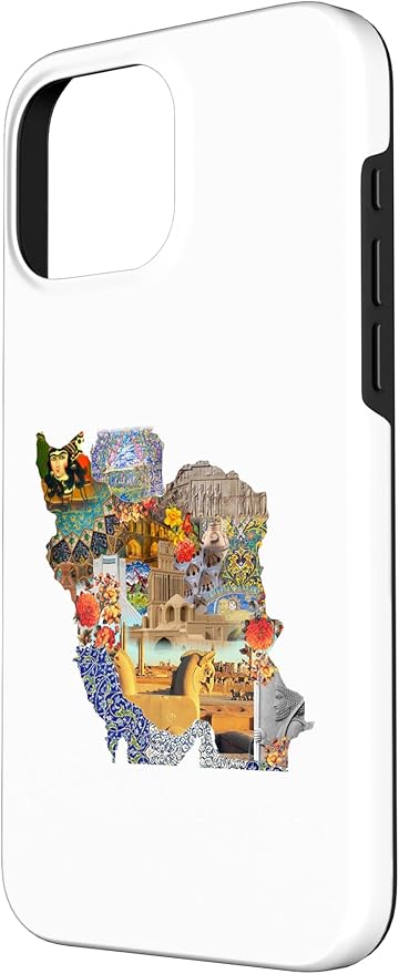Map of Persian Empire, Iran Map Case for iPhone 16 Pro Max
