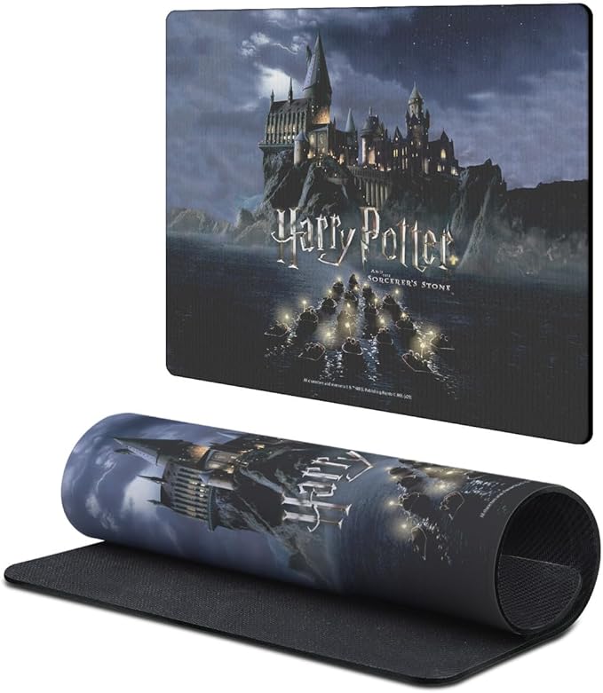 Head Case Designs Officially Licensed Harry Potter Castle Graphics 9.84 x 11.81 x 0.12 inches (250 x 300 mm) - S Gaming Office Desk PC Keyboard Mouse Mat Pad