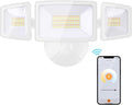 Onforu 55W Smart LED Flood Lights Outdoor, 5500LM, Tunable 2700K-6500K, APP Control, WiFi Alexa Security Lights with Timer & Adjustable 3 Head, IP65 Waterproof for House, Yard, Porch, Garage, Backyard
