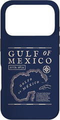 Gulf of Mexico 1672 Historic Map Case for iPhone 17 Pro