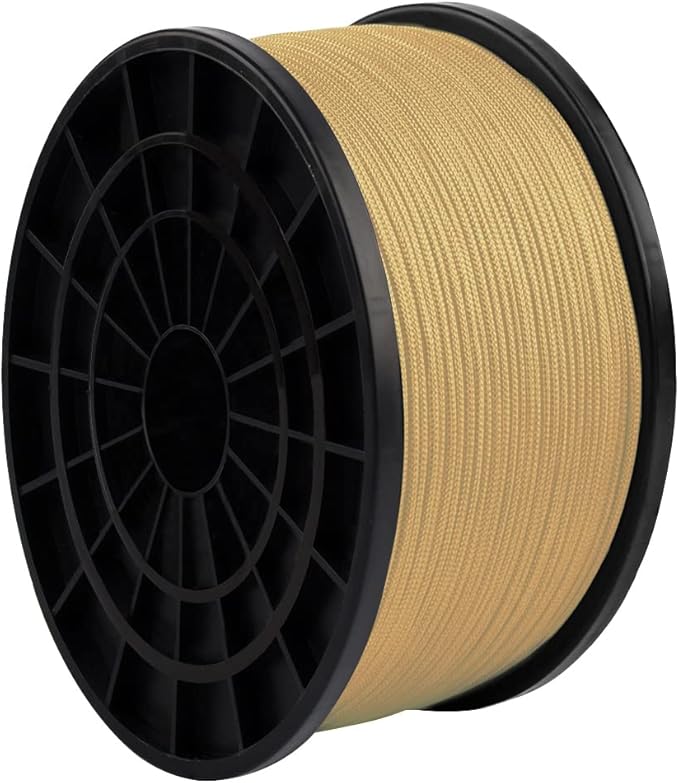 HERCULES Type III Paracord 550 Paracord Rope Parachute Cord, 100' Desert Tan for Camping Cord, Survival Rope