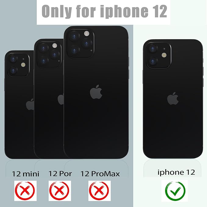 Diverbox for iPhone 12 Waterproof Case,Waterproof Shockproof Dustproof IP68 Full-Body Hard Case Built-in Screen Protector Underwater Outdoor Waterproof Cover for iPhone 12,6.1 in (Teal)