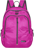 Lightweight Packable Foldable Backpack,Hiking backpack,Travel Backpack (Rose Red)