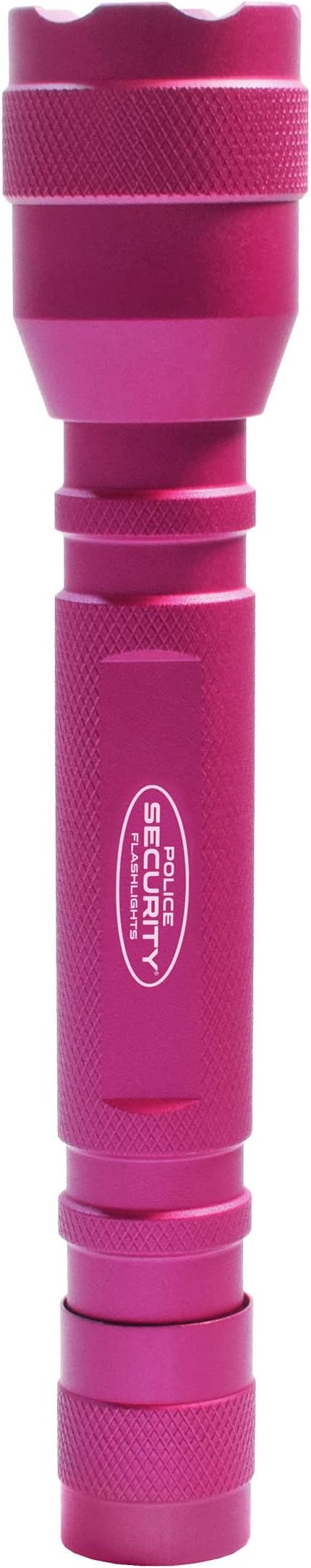 Police Security Maiden Ultra Bright LED Flashlight -180 Lumens -150 Meter Beam Distance -Small, Powerful, Compact & Water Resistant - EDC, Home Security & Camping Battery Powered Flashlight - Pink