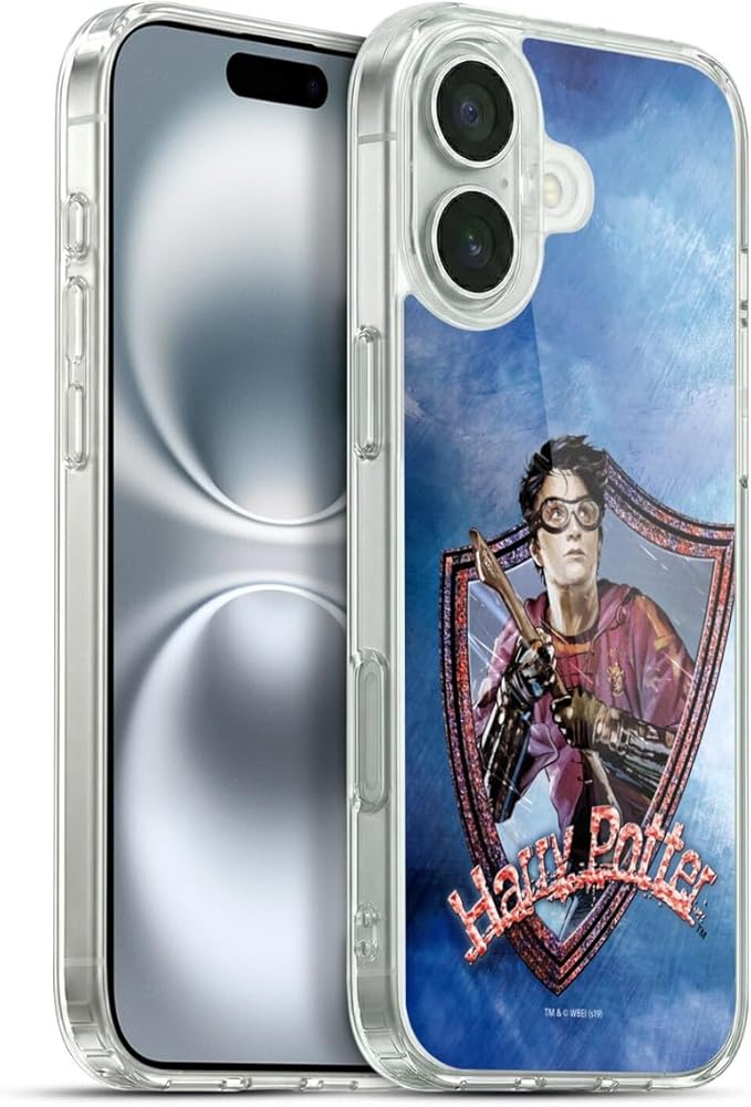 Head Case Designs Officially Licensed Harry Potter Quidditch 2 Prisoner of Azkaban II Gel Case [Military Grade Protection] Compatible with Apple iPhone 16 Plus and Compatible with MagSafe